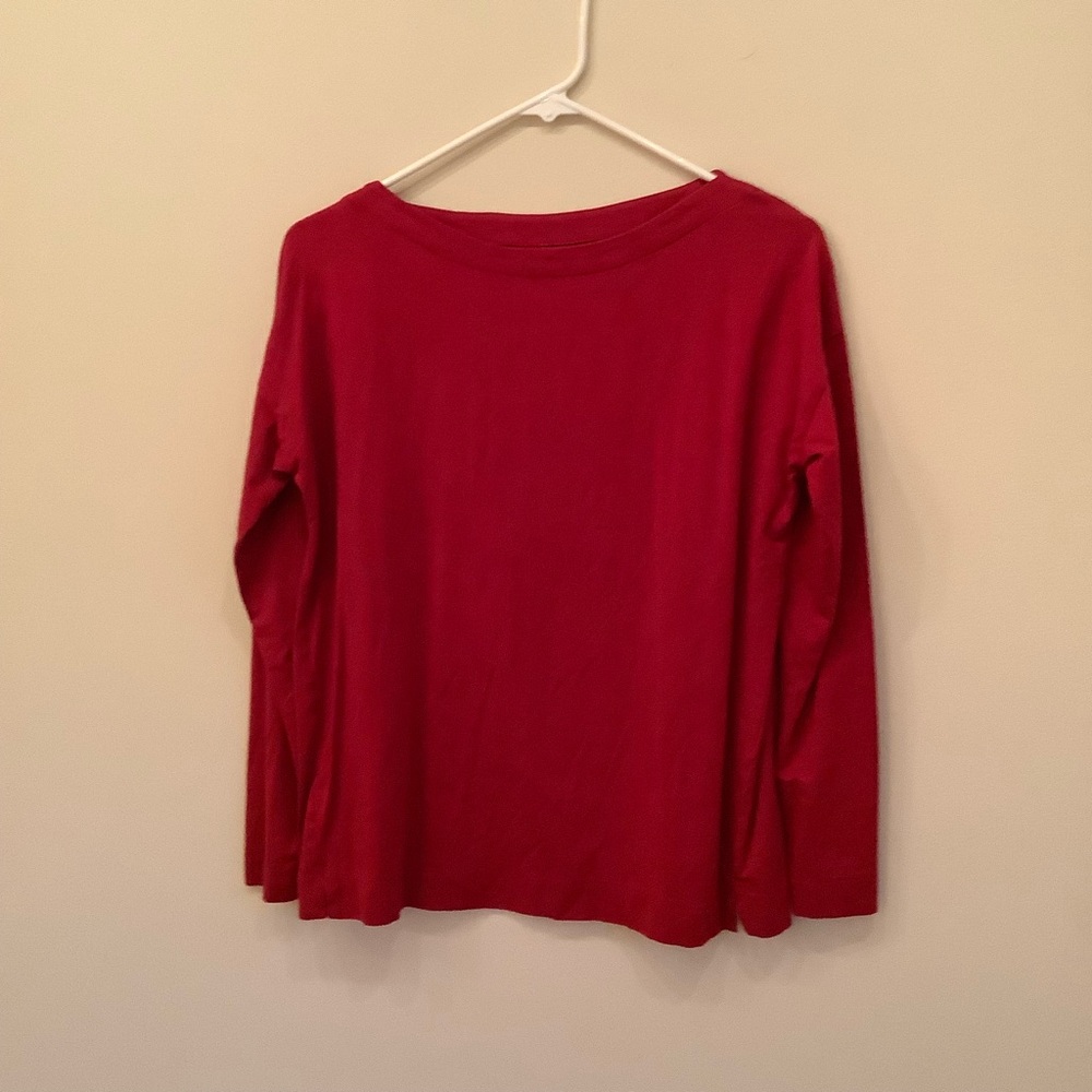Red SP Boatneck J.Jill Top